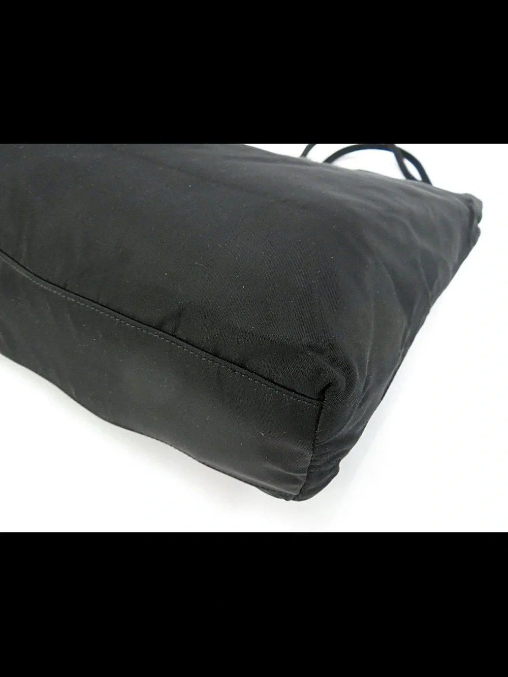 Prada Black Nylon Tote Bag